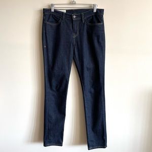 IMOGENE + WILLIE Lucy Low Rise Skinny Jean Deep Indigo Sz 27R X 30